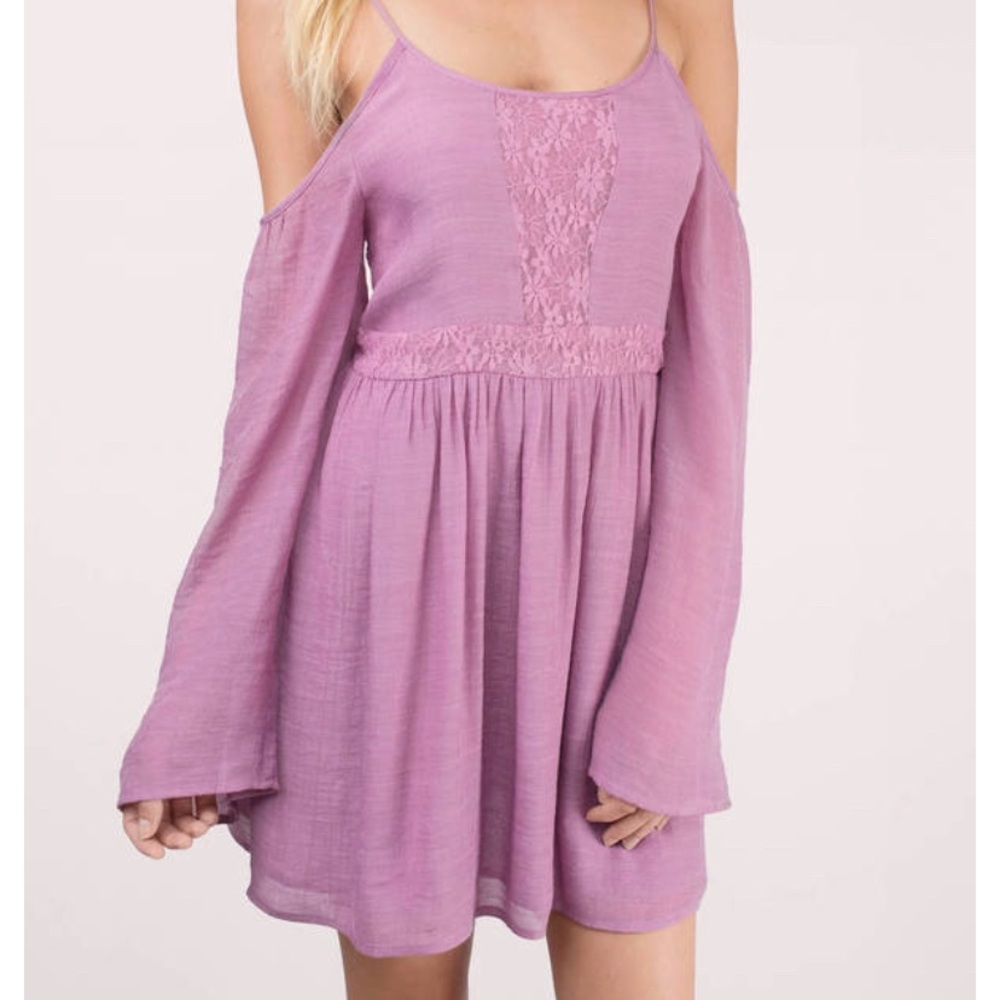 Tobi Purple Lace Dress